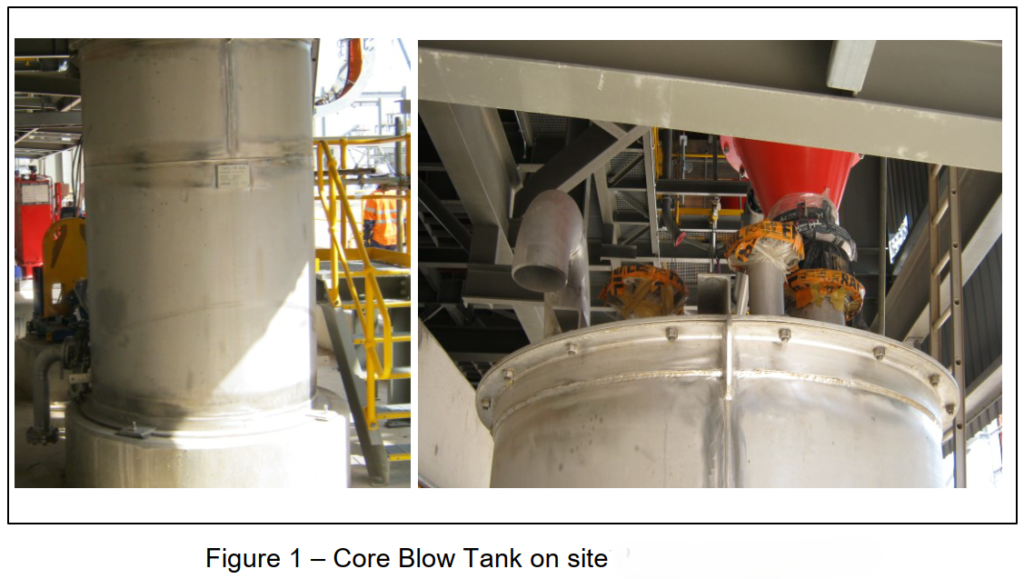 pressure vessel flange detail
